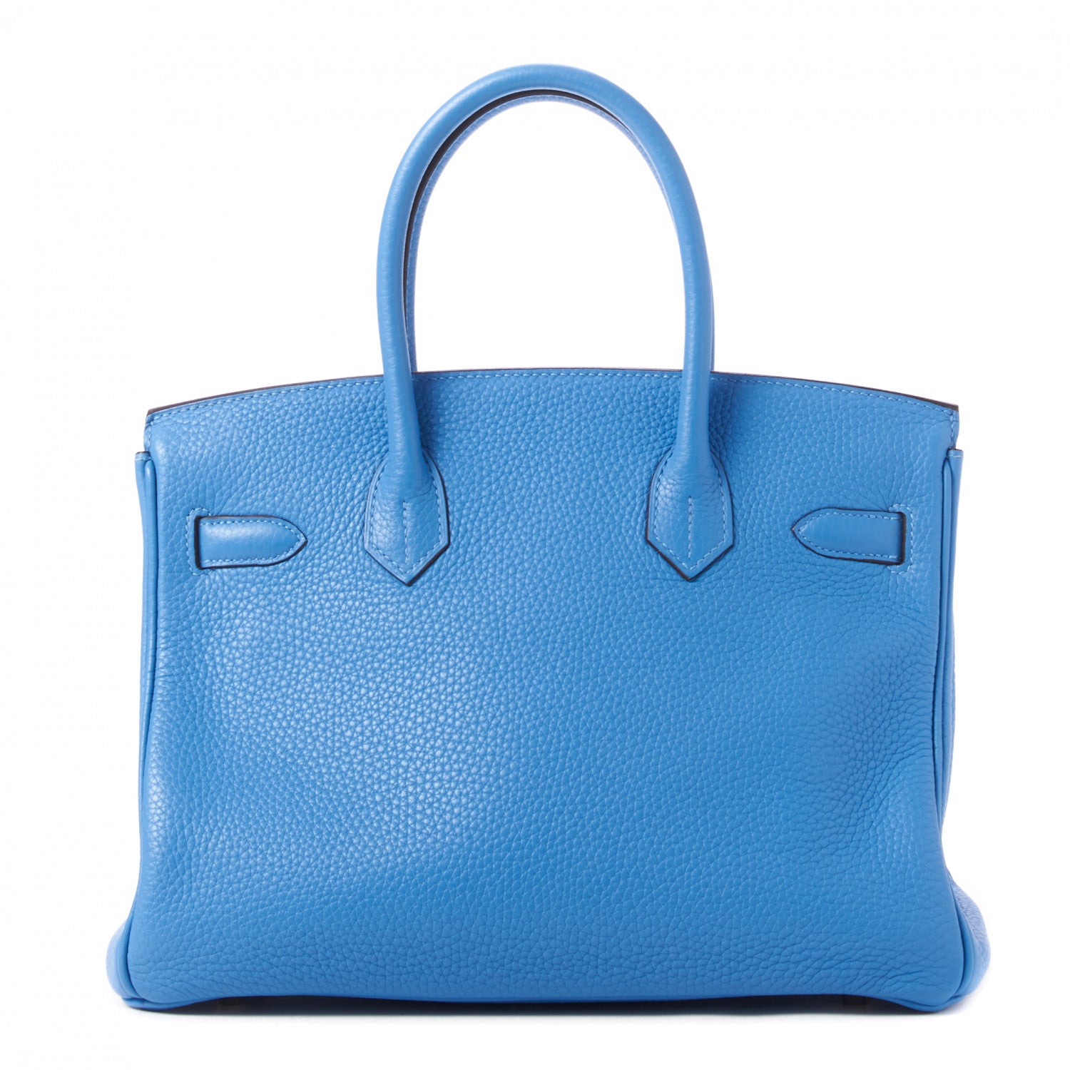 Hermes Taurillon Clemence Birkin 30 Bleu Paradis 4 of 30
