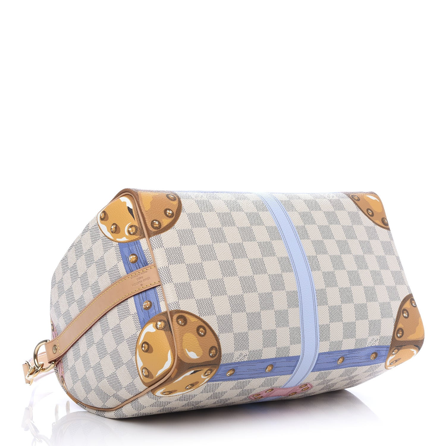 Louis Vuitton Damier Azur Summer Trunks Speedy Bandouliere 30 5 of 11