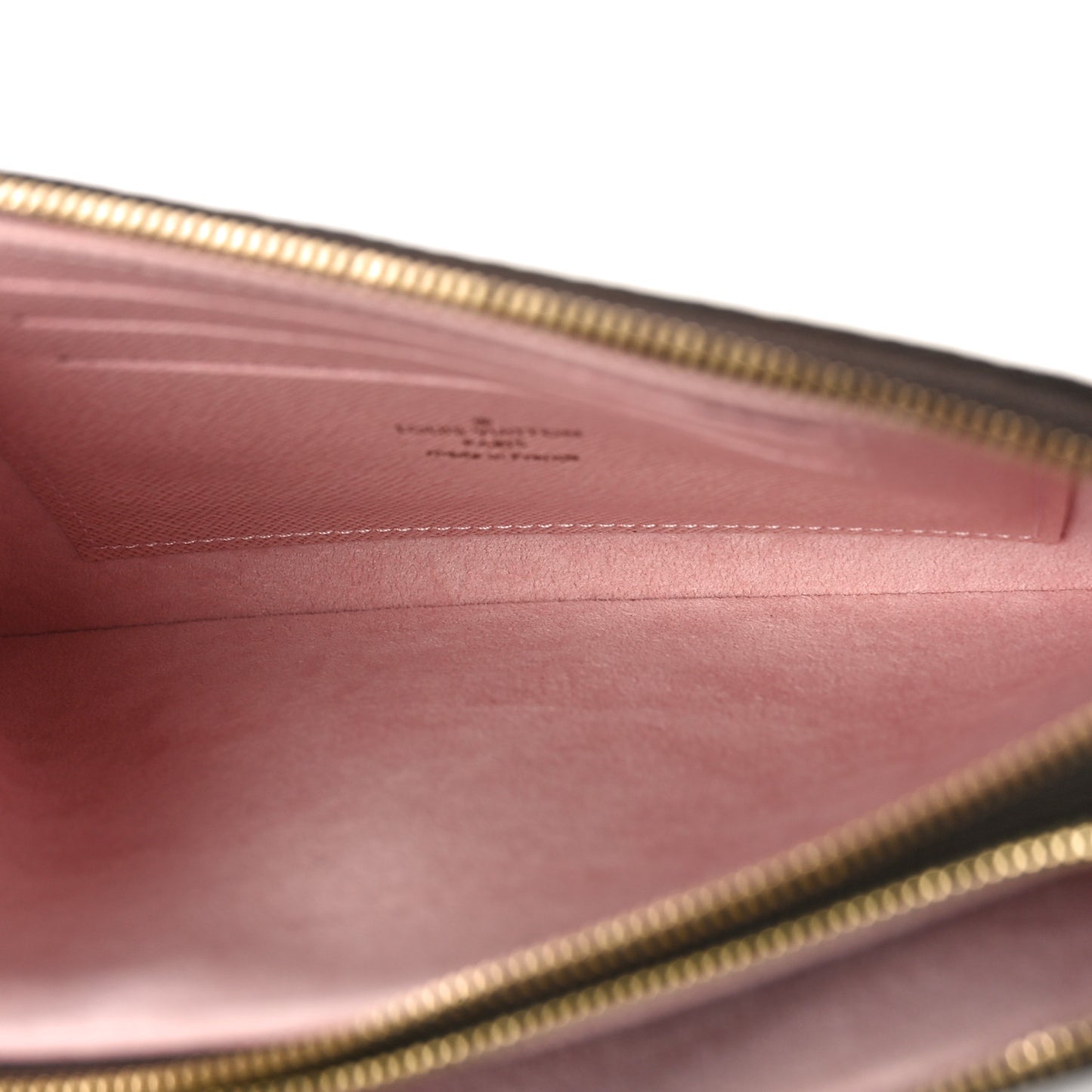 Monogram 2020 Christmas Animation Big Wheel Double Zip Pochette Rose Ballerine