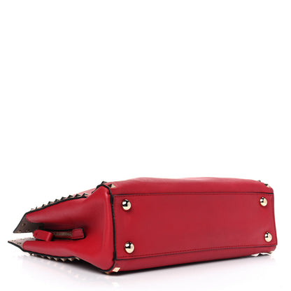 Valentino Garavani Vitello Small Rockstud Top Handle Tote Cyclamin 3 of 6