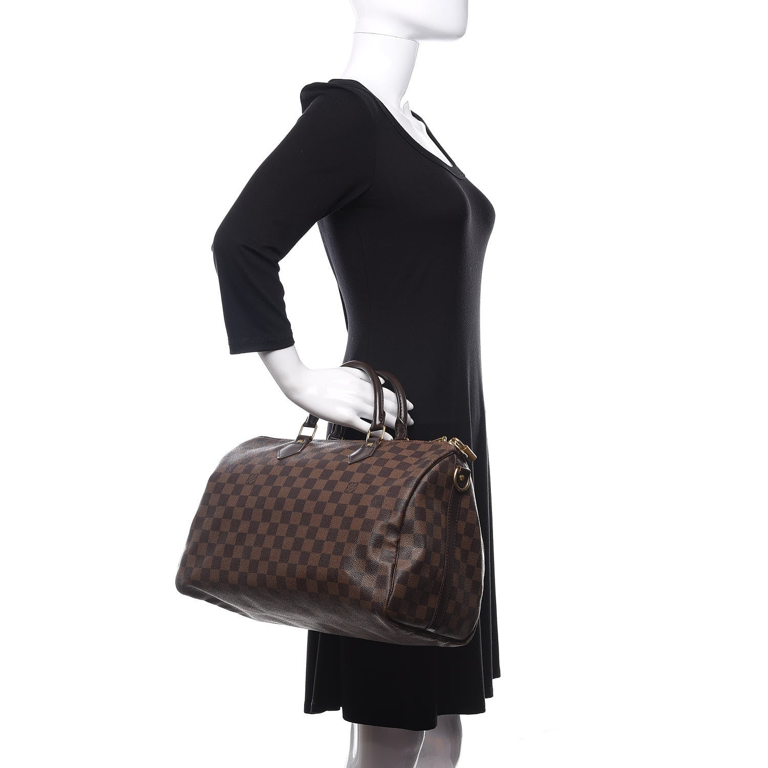 Louis Vuitton Damier Ebene Speedy 35 2 of 12