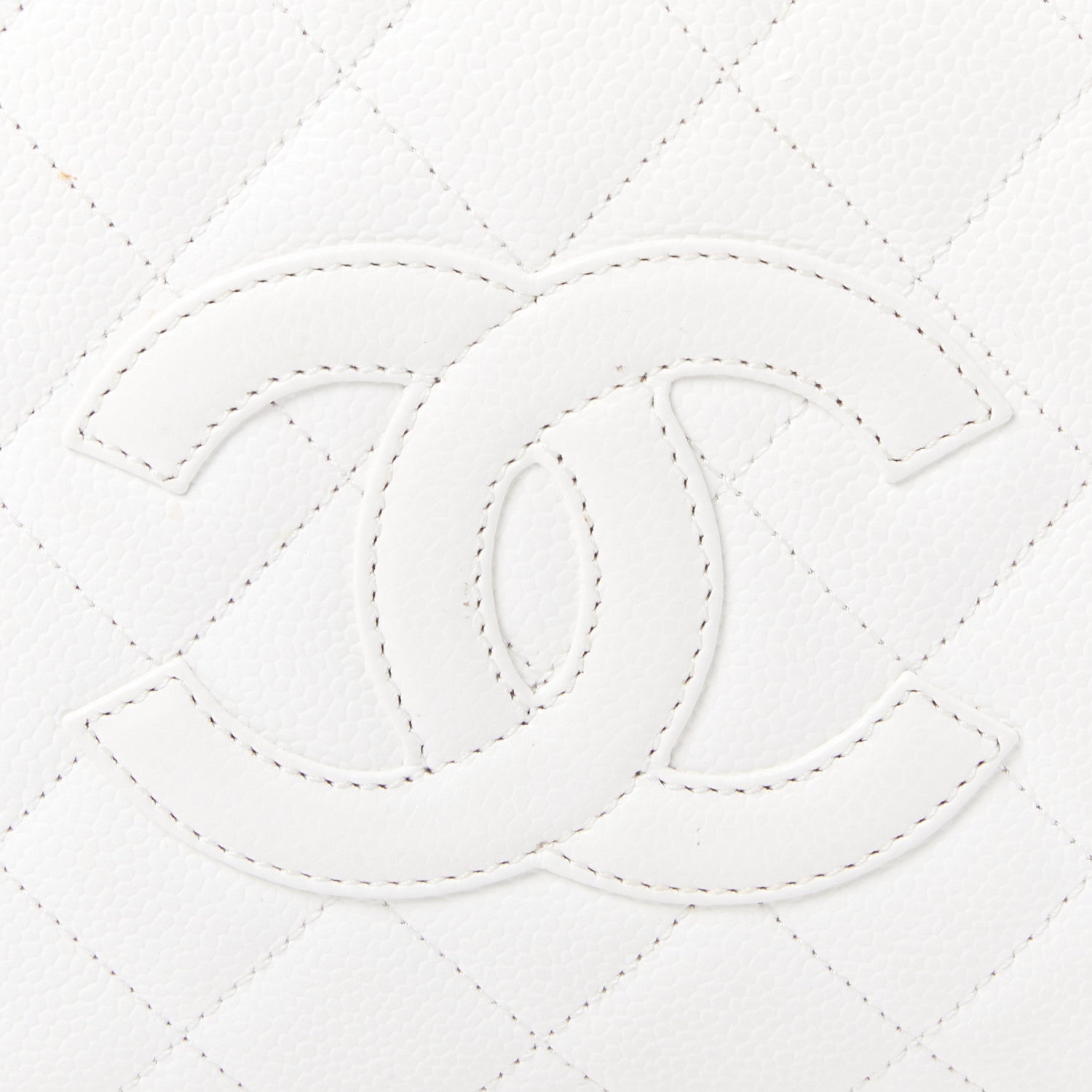 Chanel Caviar Quilted Petit Timeless Tote PTT White 7 of 9
