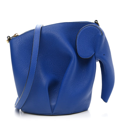 Loewe Calfskin Mini Elephant Crossbody Bag Electric Blue 1 of 9
