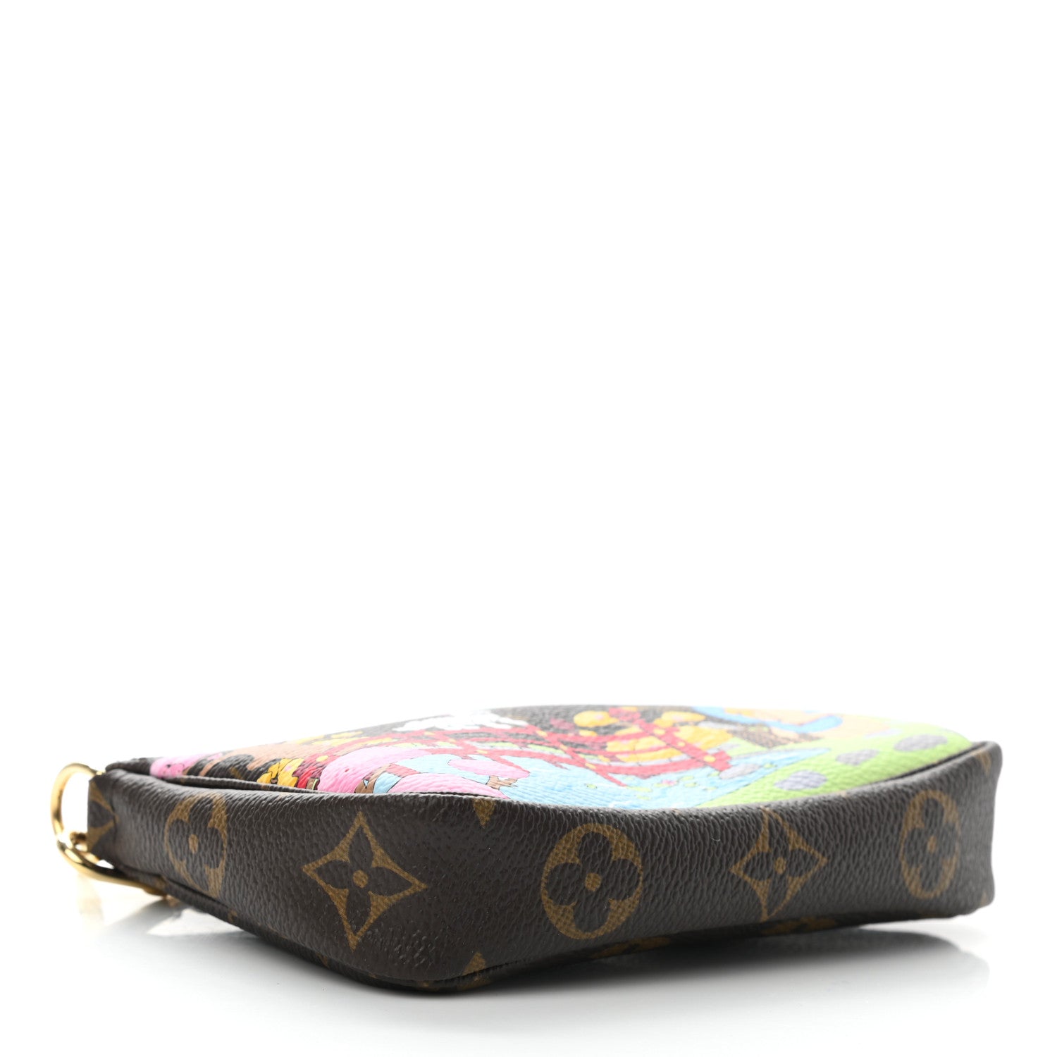 Louis Vuitton Monogram 2021 Christmas Animation Japanese Garden Mini Pochette Accessories Wisteria Pink 4 of 7