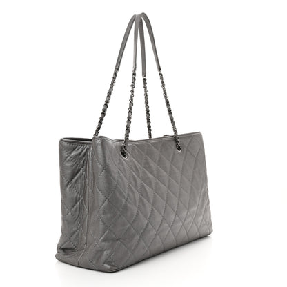 Chanel Metallic Caviar Large Be Caviar Tote Grey 3 of 10