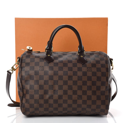 Louis Vuitton Damier Ebene Speedy Bandouliere 30 15 of 15