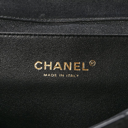 Chanel Lambskin Quilted Clutch With Chain Flap Black 6 of 11