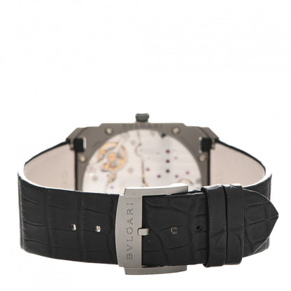 Bulgari Titanium Alligator 40mm Octo Finissimo Automatic Watch 3 of 4