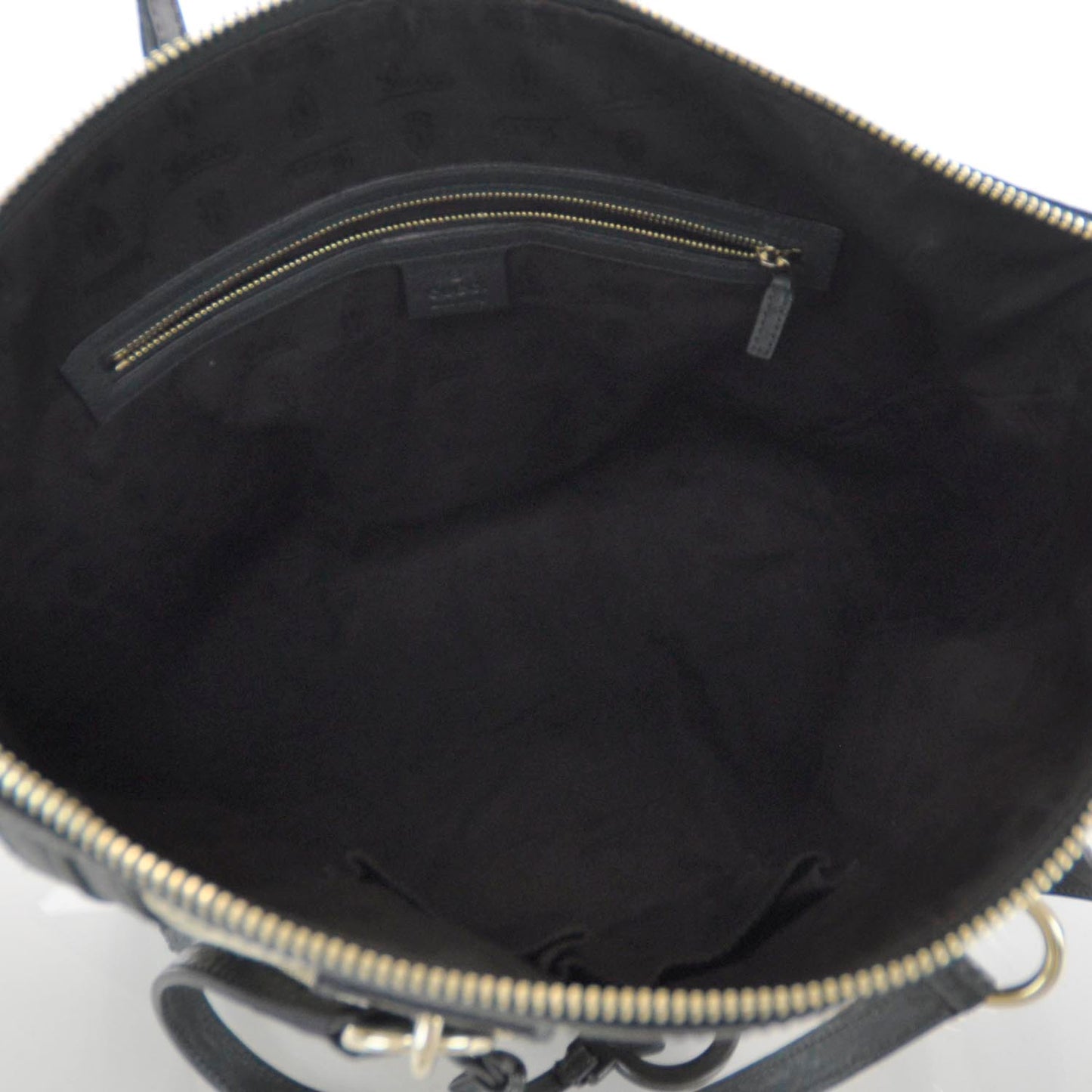 Monogram Charm Medium Top Handle Bag