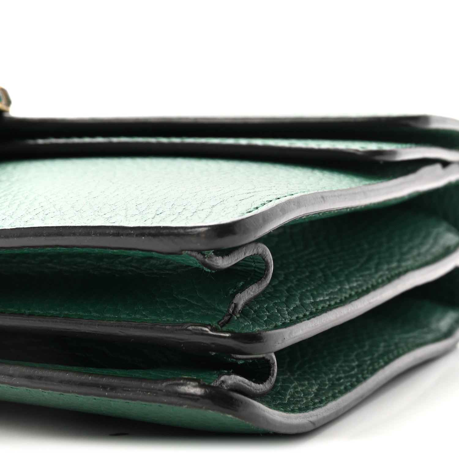 Gucci Pebbled Calfskin Small Dionysus Shoulder Bag Emerald 10 of 10