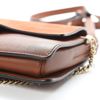 Chloe Suede Calfskin Small Faye Shoulder Bag Tobacco 9 of 11