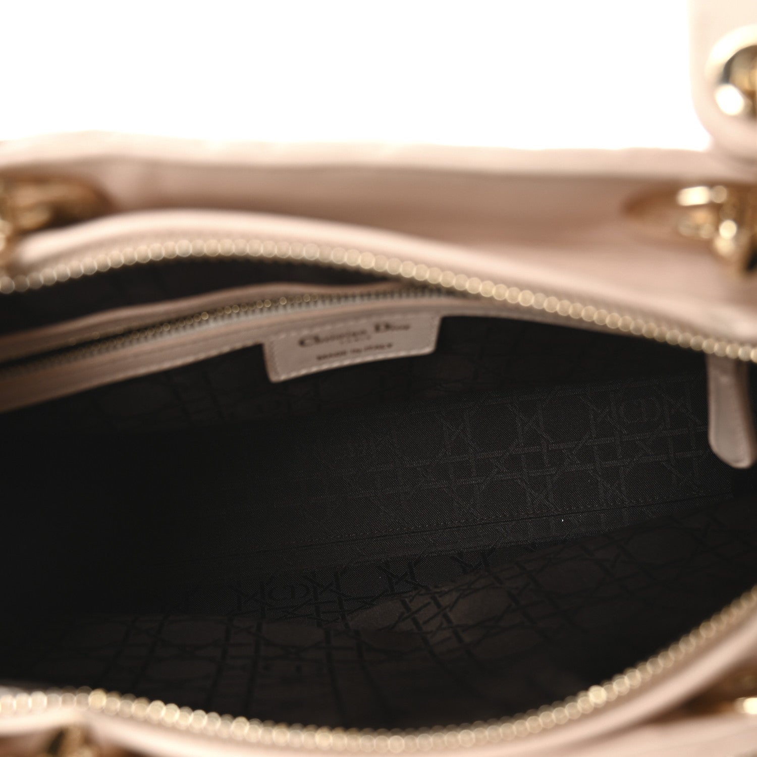 Christian Dior Lambskin Cannage Large Lady Dior Fard 5 of 10