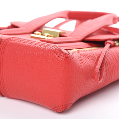 3.1 Phillip Lim 3.1 Textured Calfskin Mini Pashli Satchel Red 10 of 11