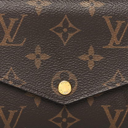 Louis Vuitton Monogram Sarah Wallet NM Fuchsia 7 of 9