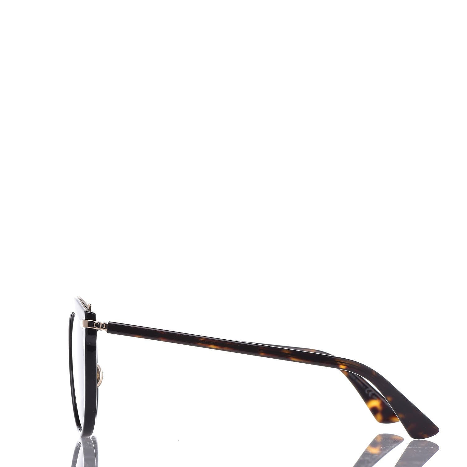 Christian Dior Oversized Offset 2 Sunglasses Black 3 of 9