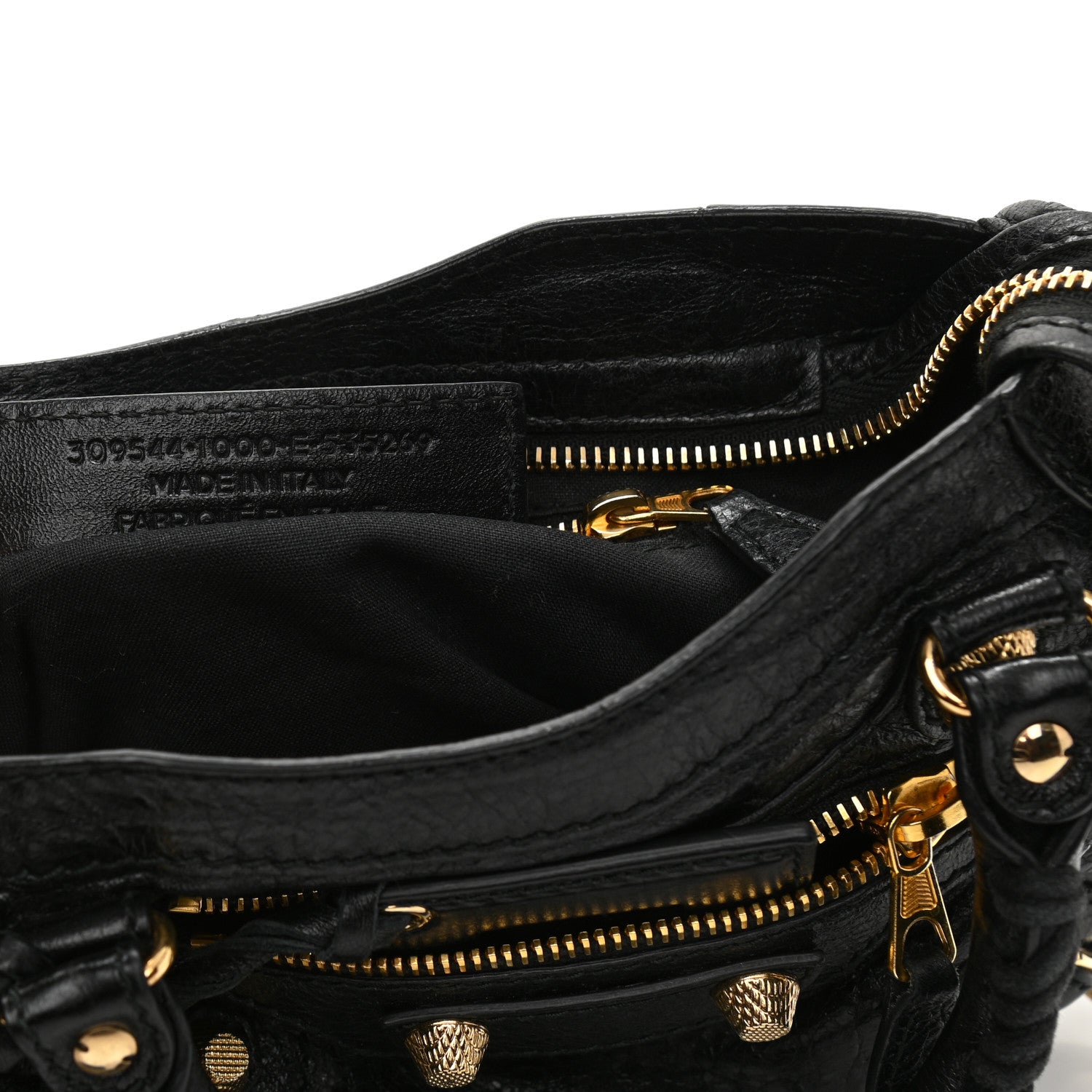 Balenciaga Agneau Giant 12 Gold Hardware Mini City Black 8 of 10