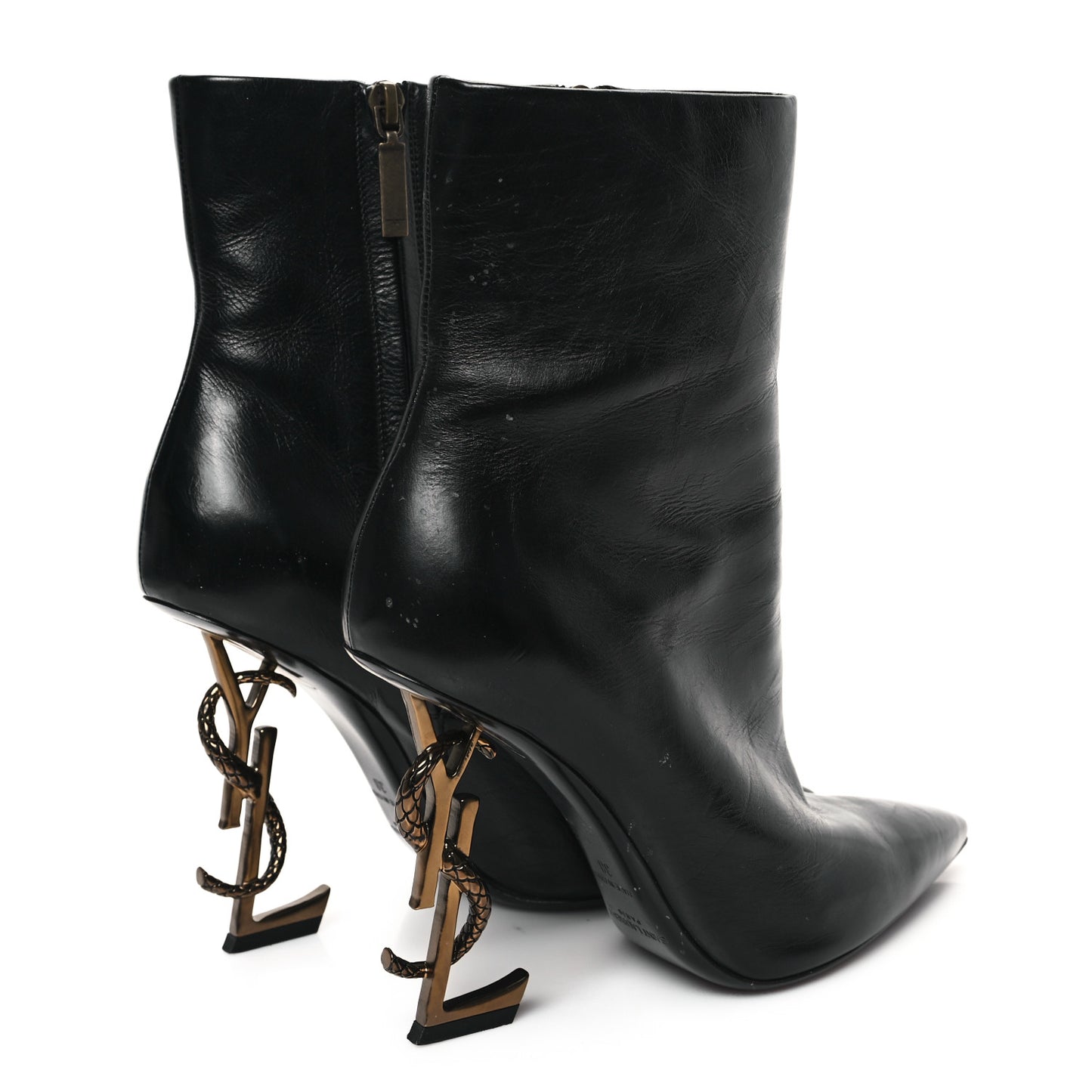 Calfskin Opyum Ankle Boot 38 Black