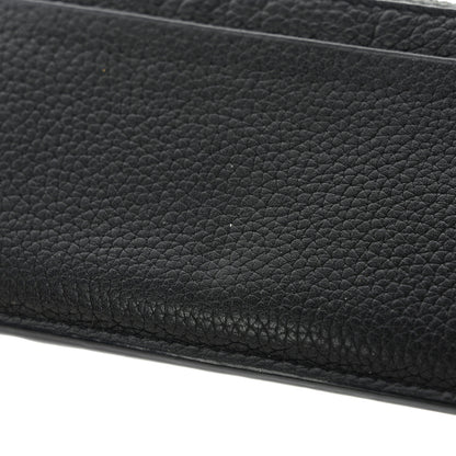 Saint Laurent Grained Calfskin 5 Fragments Zip Pouch Card Holder Black 7 of 10