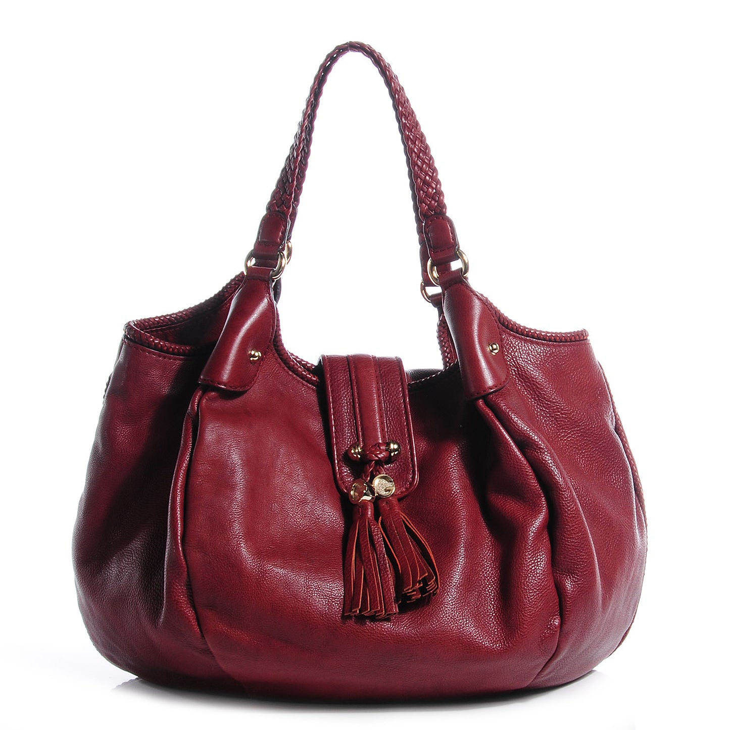 Leather Marrakech Shoulder Bag Red