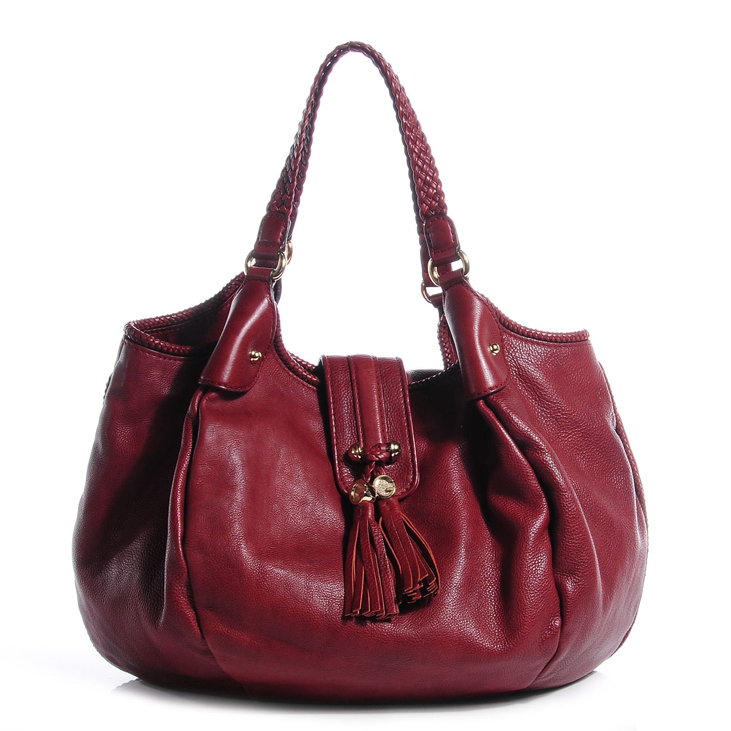 Gucci Leather Marrakech Shoulder Bag Red 1 of 8