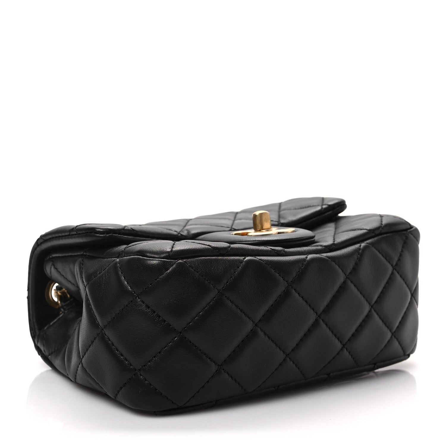 Chanel Lambskin Quilted Mini Pearl Crush Flap Black 4 of 8