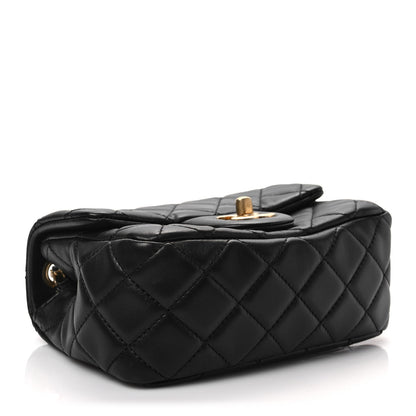 Chanel Lambskin Quilted Mini Pearl Crush Flap Black 4 of 8
