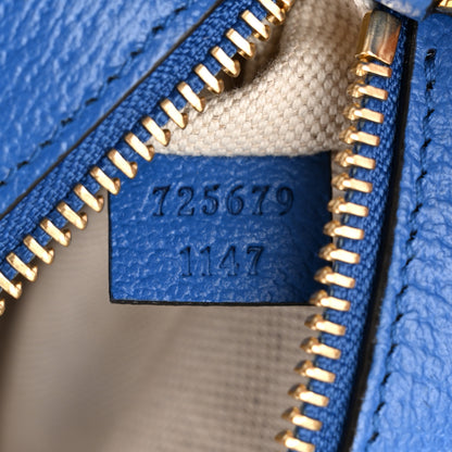 Gucci GG Supreme Monogram Mix Textured Dollar Calfskin Rhombus Inlay Crossbody Bag Beige Ebony Harvest Joy Blue 7 of 10