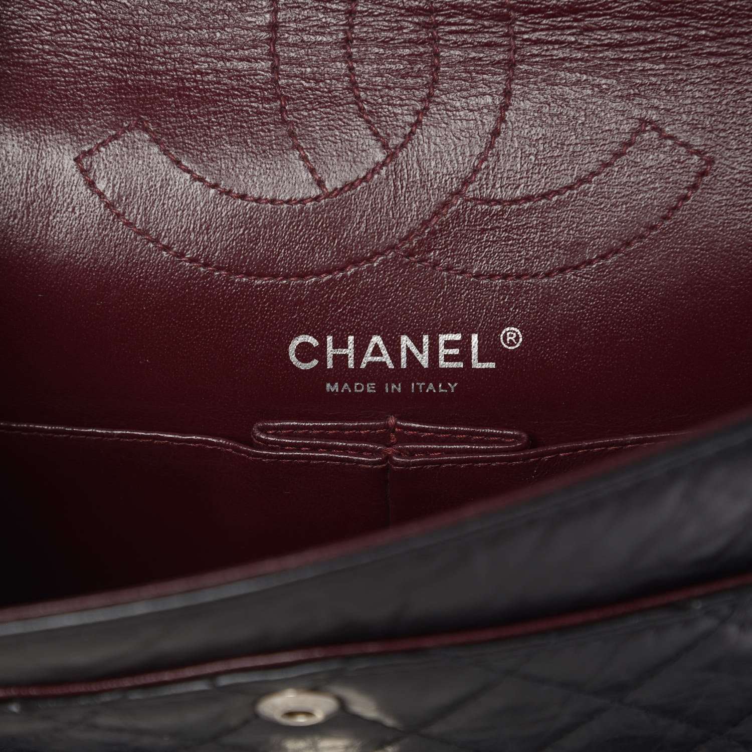 Chanel Aged Calfskin Quilted 2.55 Reissue 225 Flap Black 7 of 10