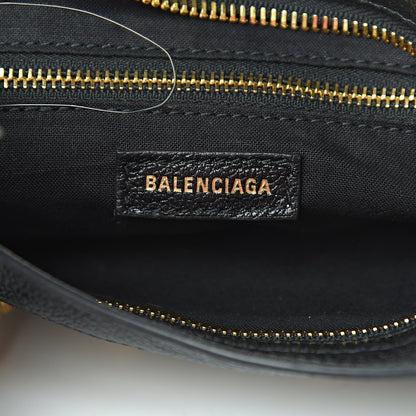 Balenciaga Chevre Gold Metallic Edge Hardware Mini City Black 6 of 9
