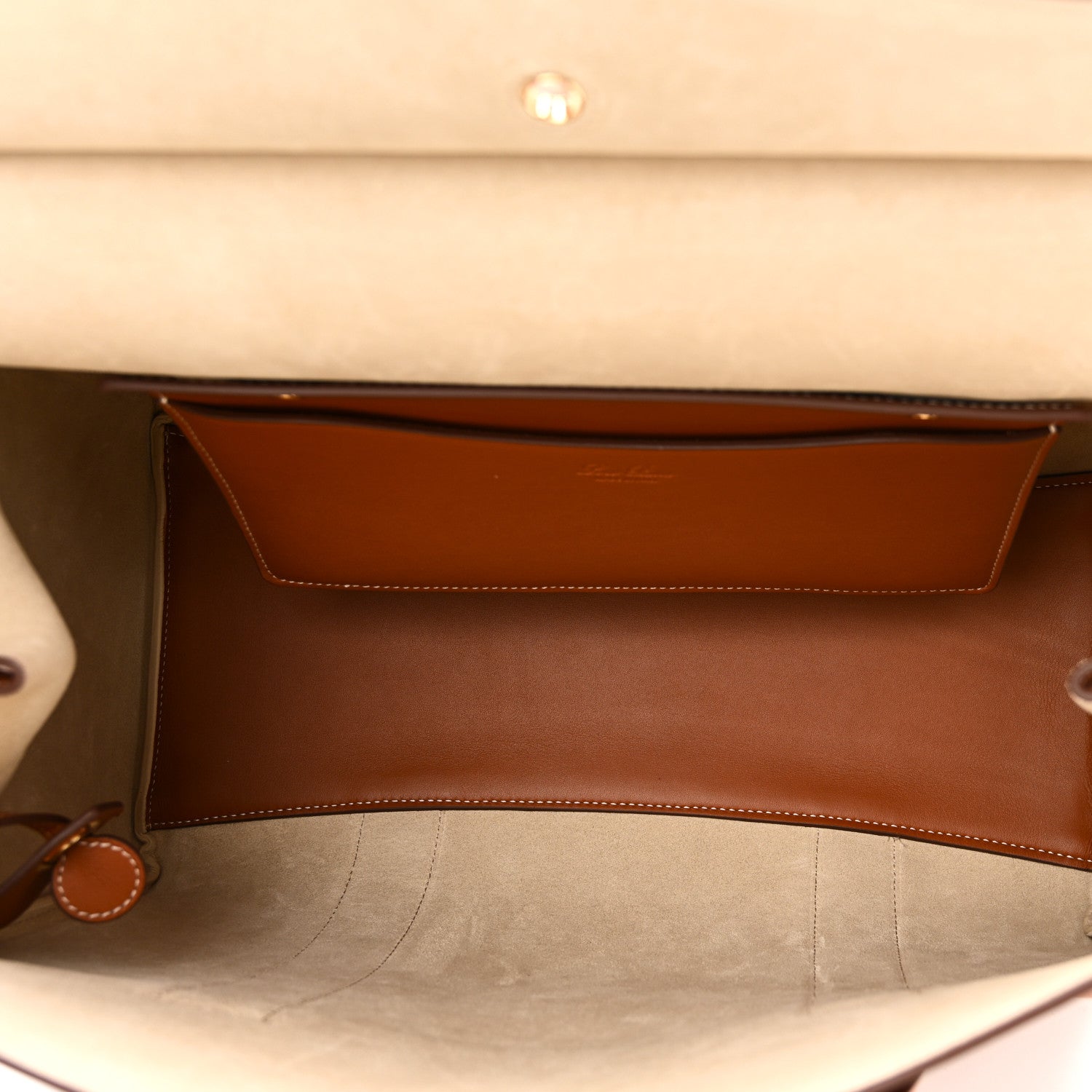 Loro Piana Calfskin L32 Loom Bag Warm Tan 6 of 11