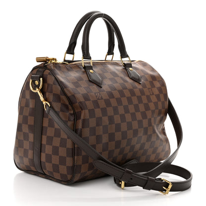 Louis Vuitton Damier Ebene Speedy Bandouliere 30 3 of 9