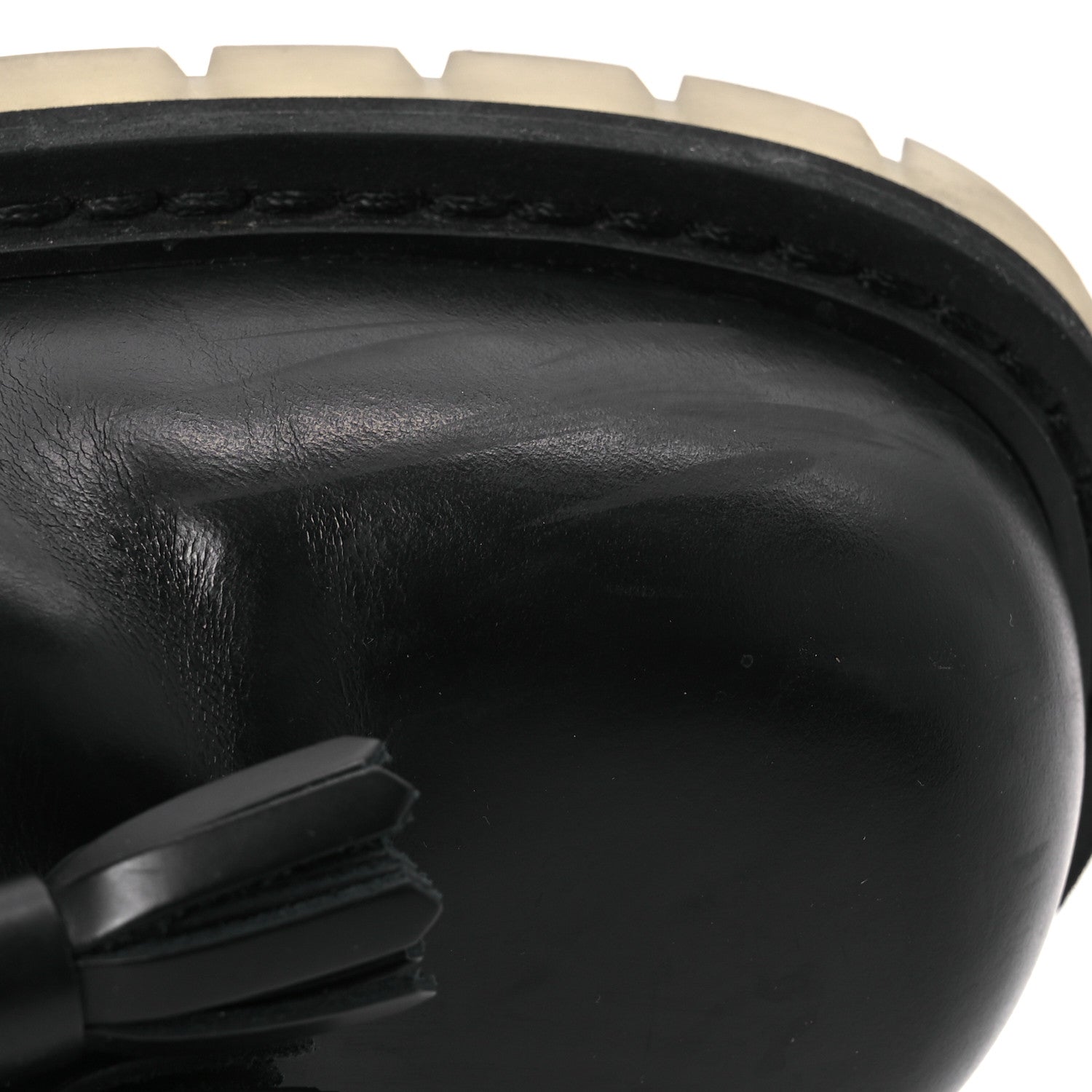 Bottega Veneta Calfskin Tassel Mens Loafers 43.5 Black 15 of 16