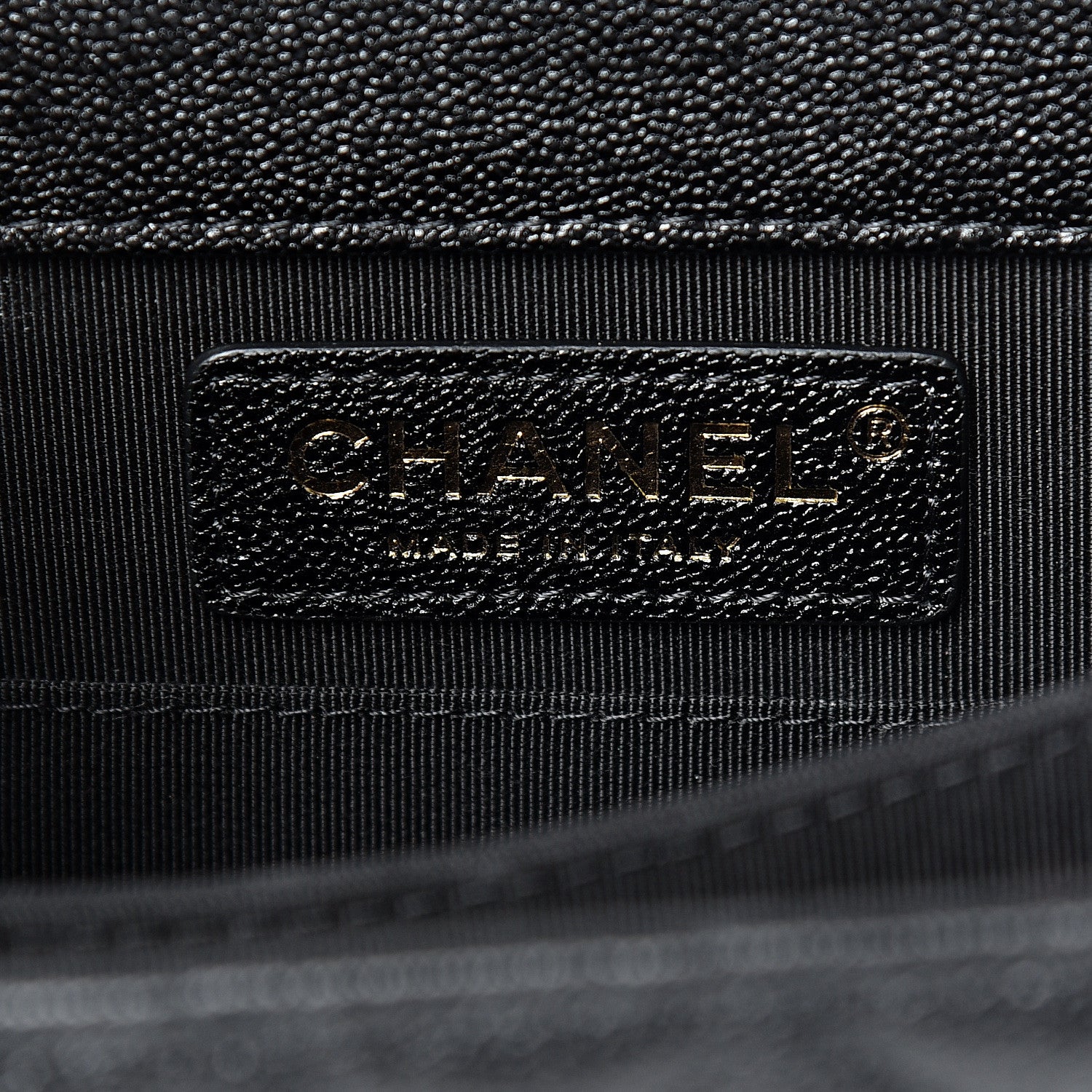 Chanel Caviar Quilted North South Boy Flap Black 5 of 10
