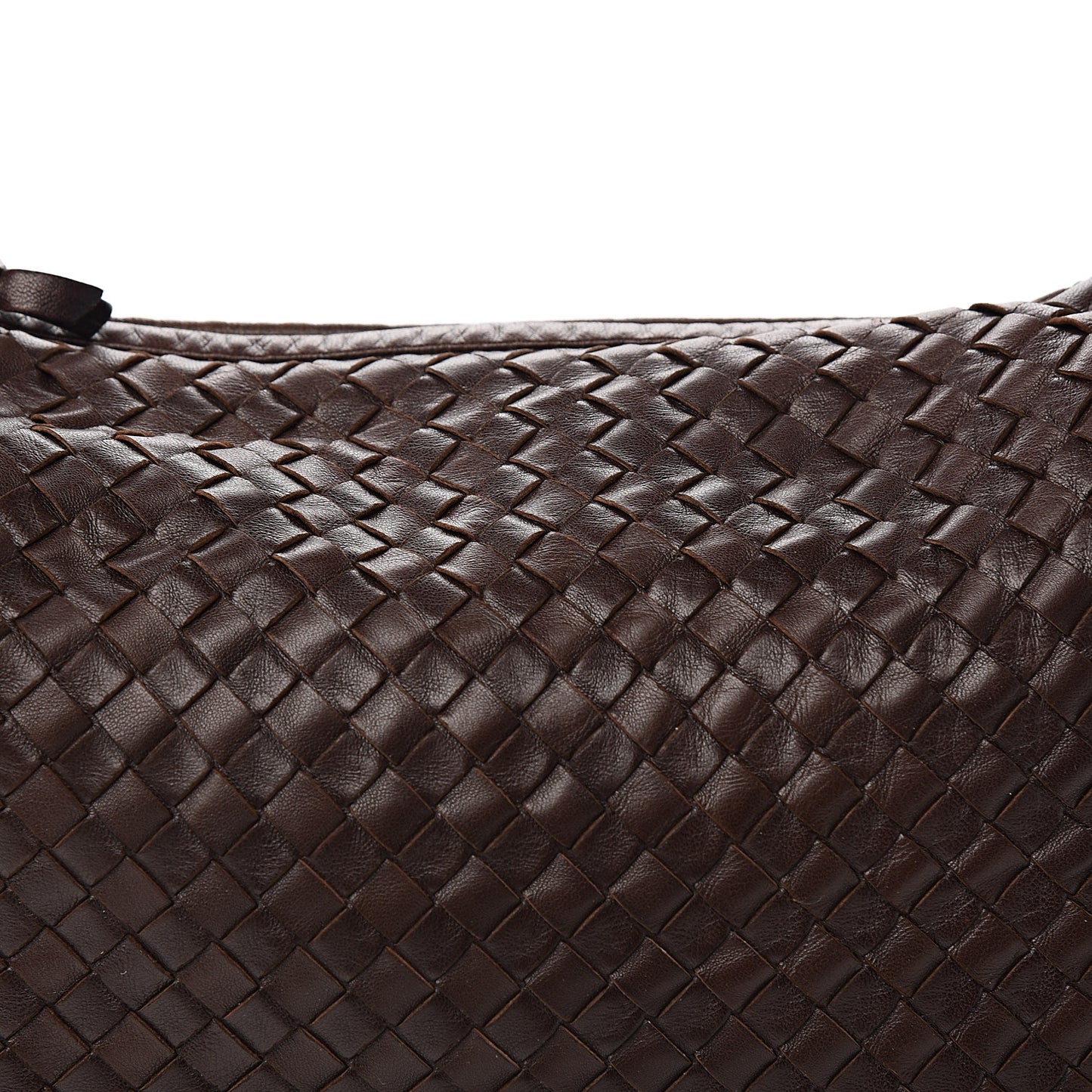 Nappa Intrecciato Medium Veneta Hobo Ebano