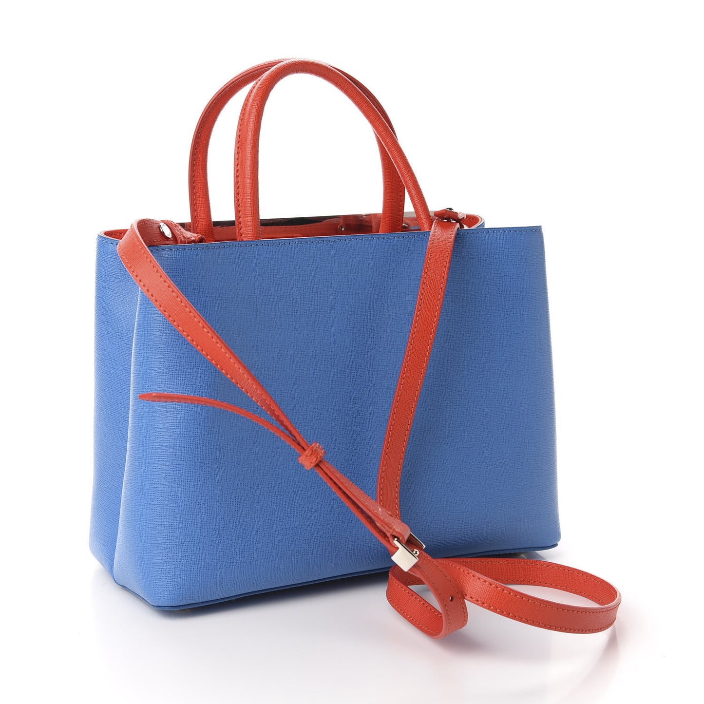 Vitello Elite Monster Petite 2Jours Tote Blue Royal Papavero Multicolor