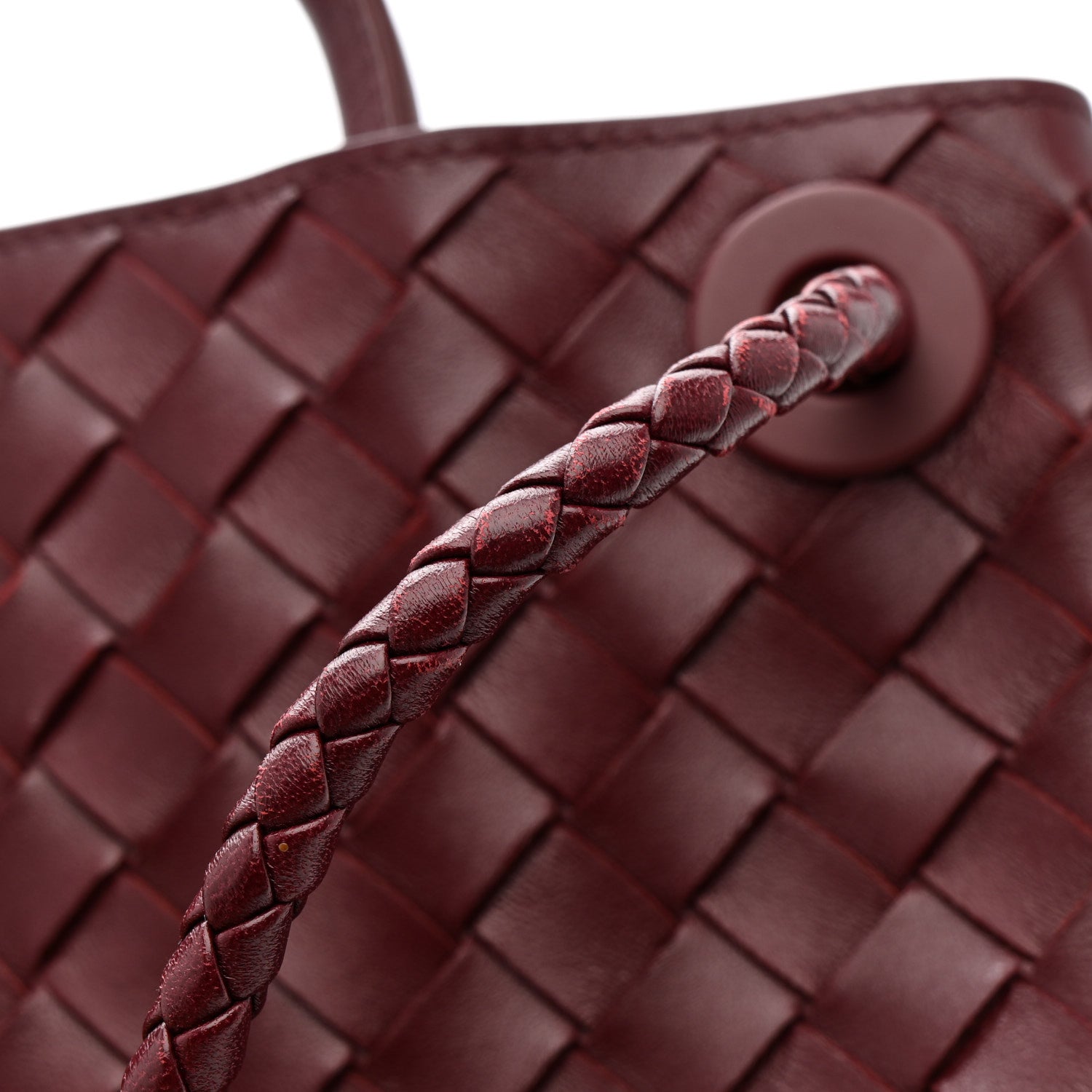Bottega Veneta Nappa Intrecciato Small Andiamo Shoulder Bag Barolo 12 of 15