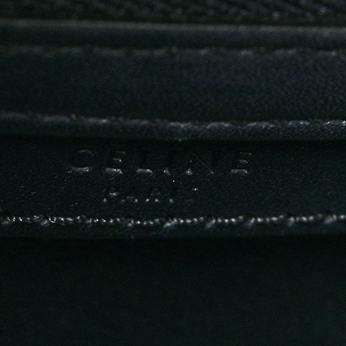 Smooth Calfskin Striped Canvas Micro Luggage Navy Blue