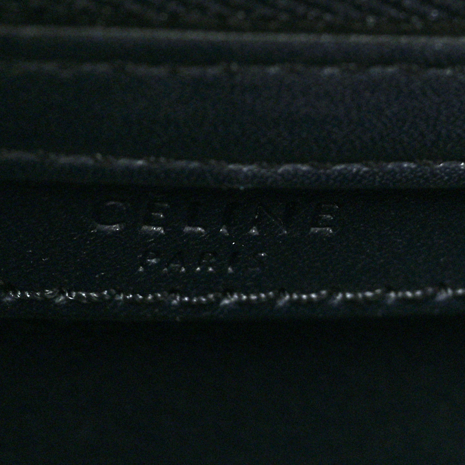 Celine Smooth Calfskin Striped Canvas Micro Luggage Navy Blue 5 of 9