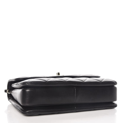 Chanel Lambskin Quilted Small Trendy CC Dual Handle Flap Bag Black 4 of 10