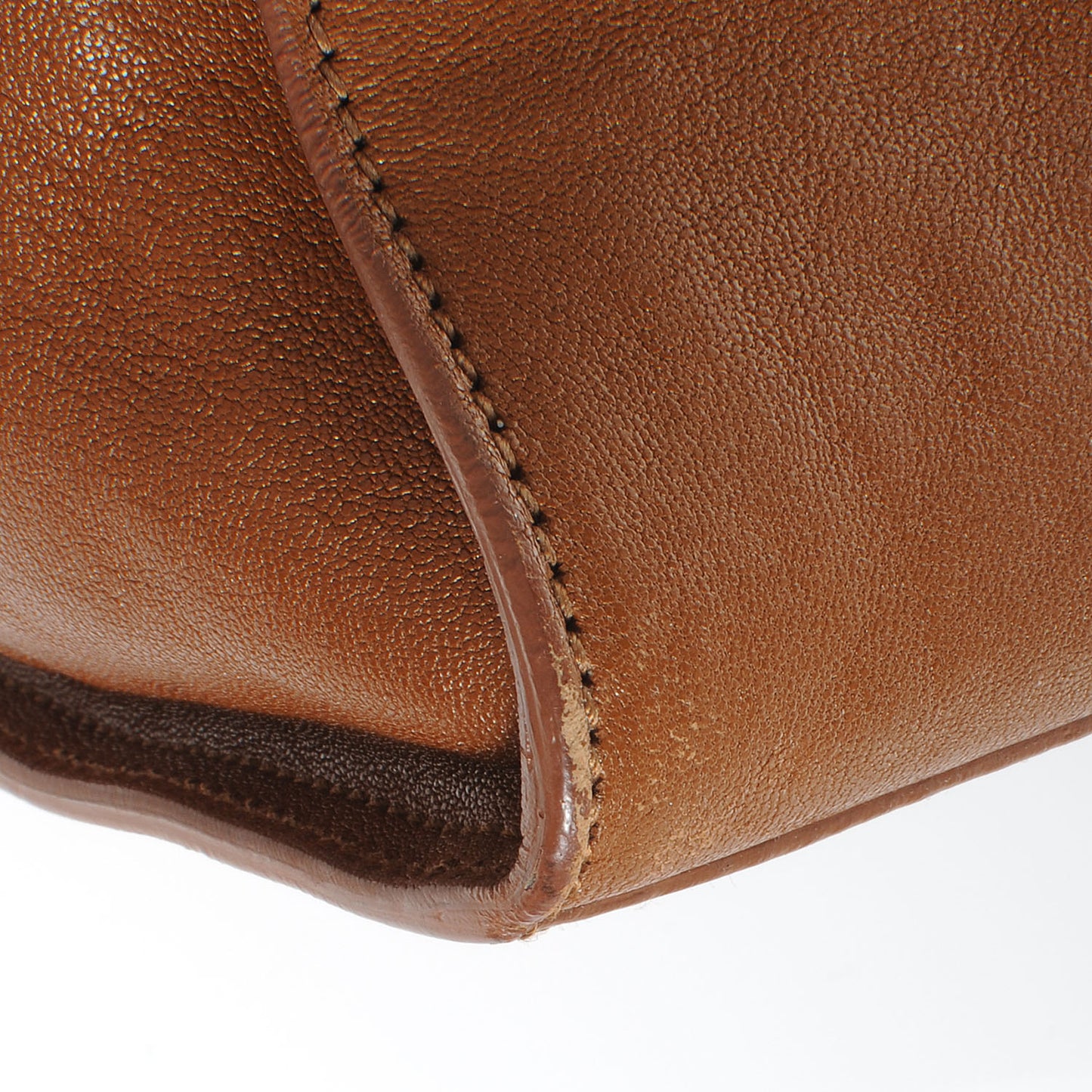 Leather Mini Cabas Chyc Whiskey