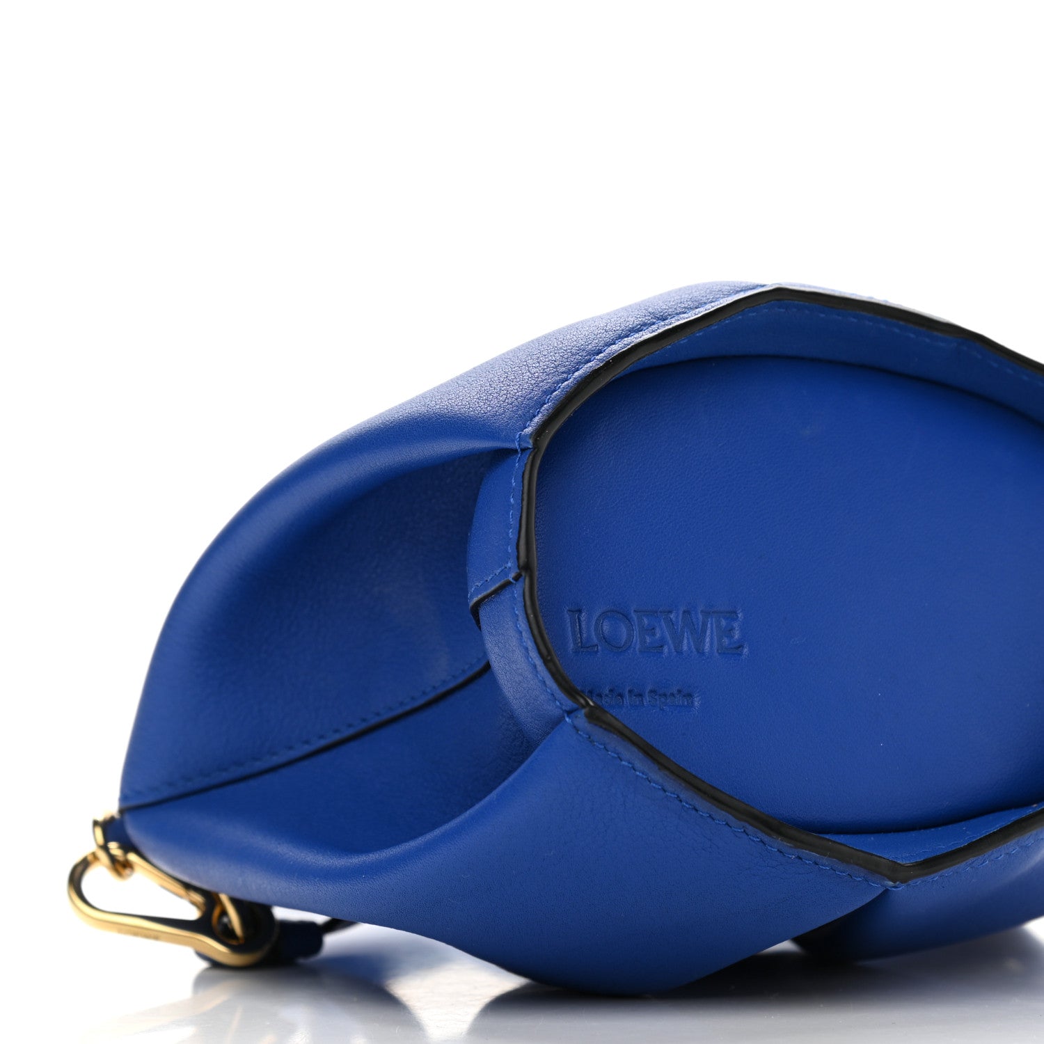 Loewe Calfskin Mini Elephant Crossbody Bag Electric Blue 8 of 9