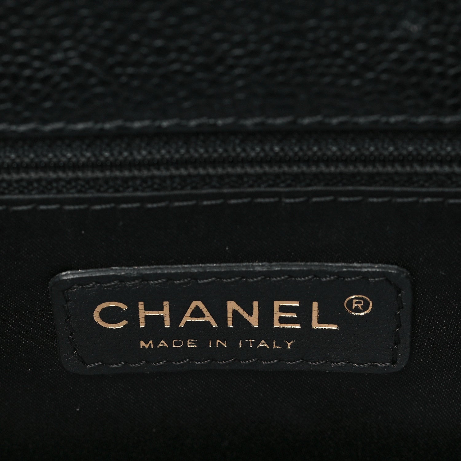 Chanel Caviar Quilted Grand Shopping Tote GST Black 6 of 10