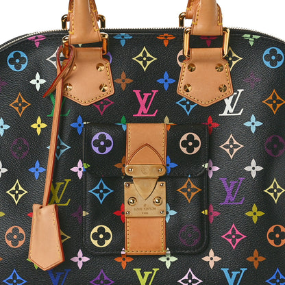 Louis Vuitton Monogram Multicolor Alma GM Black 7 of 11