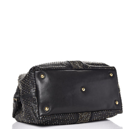 Saint Laurent Calfskin Studded Sac Y Rock Black 4 of 8