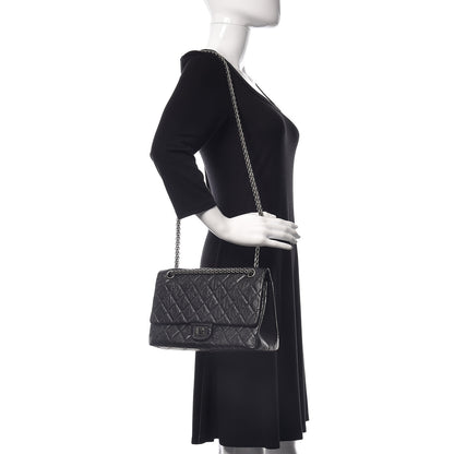 Chanel Aged Calfskin Quilted 2.55 Reissue 226 Flap Black 2 of 11