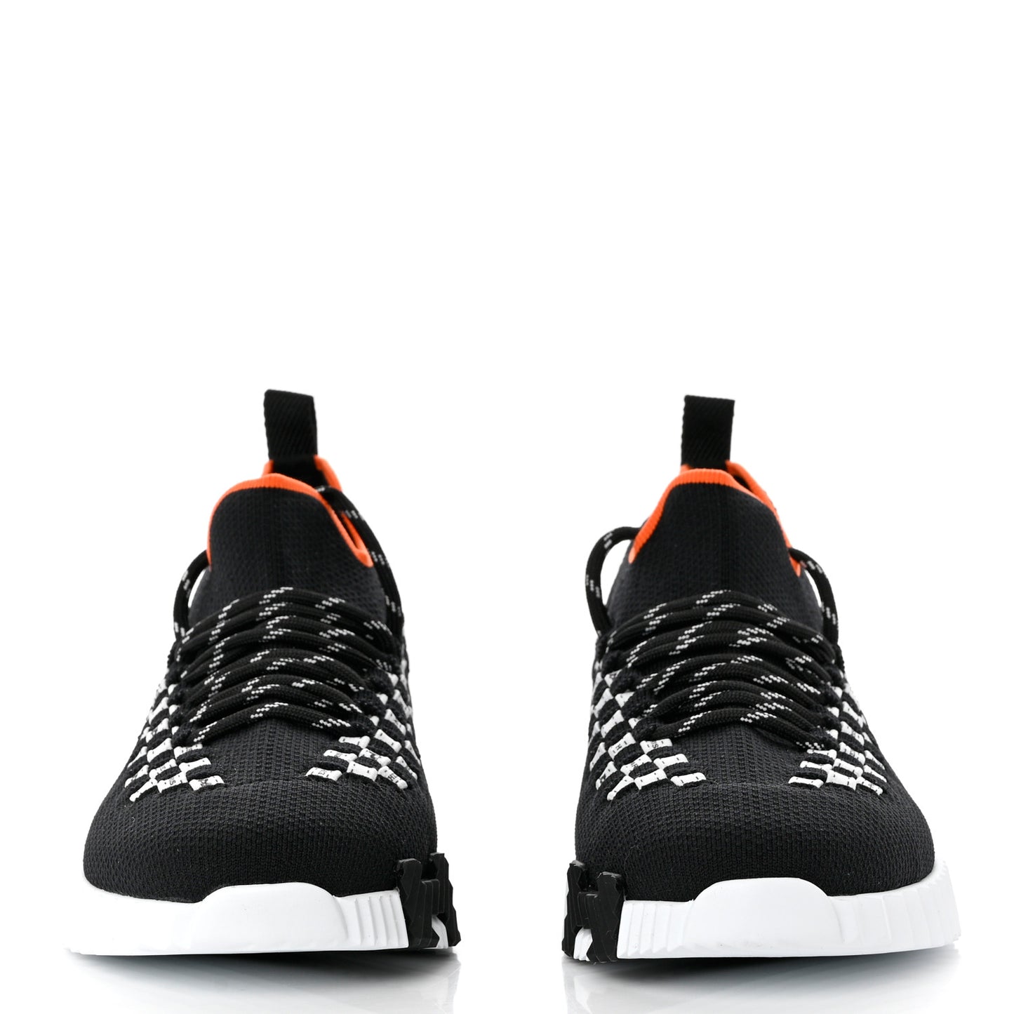Knit Womens Flex Bolduc Sneakers 35 Black White