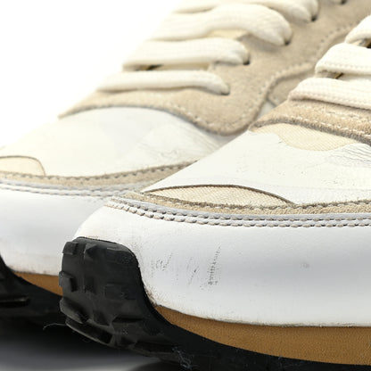 Valentino Garavani Nappa Suede Camouflage L'amour Womens Rockrunner Sneakers 35.5 Ivory 9 of 15