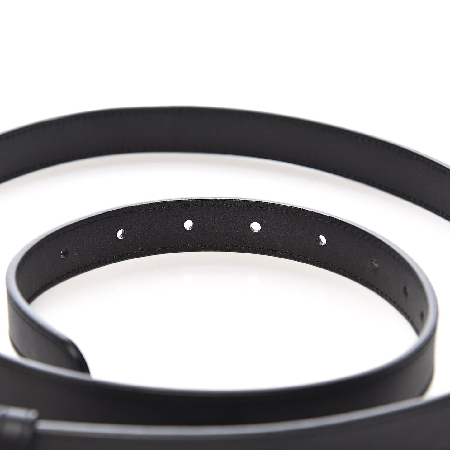 Calfskin Double G 20mm Belt 105 42 Black