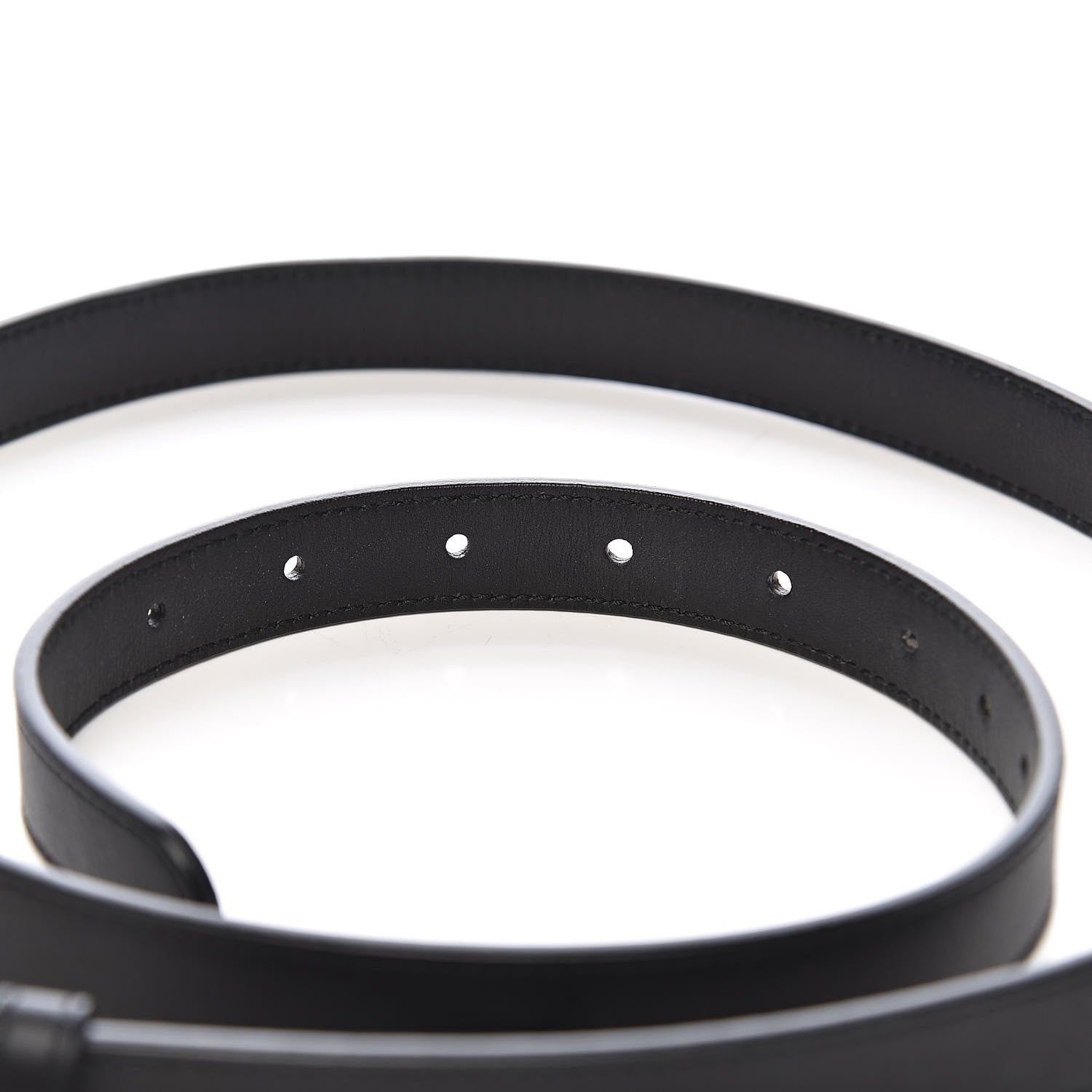 Gucci Calfskin Double G 20mm Belt 105 42 Black 6 of 7