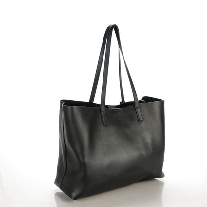 Saint Laurent Calfskin Large Shopping Tote Black 3 of 7